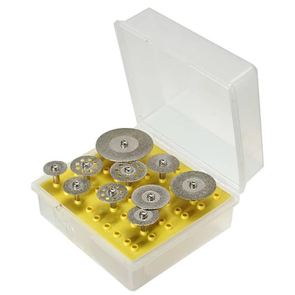10 st diamantkapskivor kapskivor set för as shown