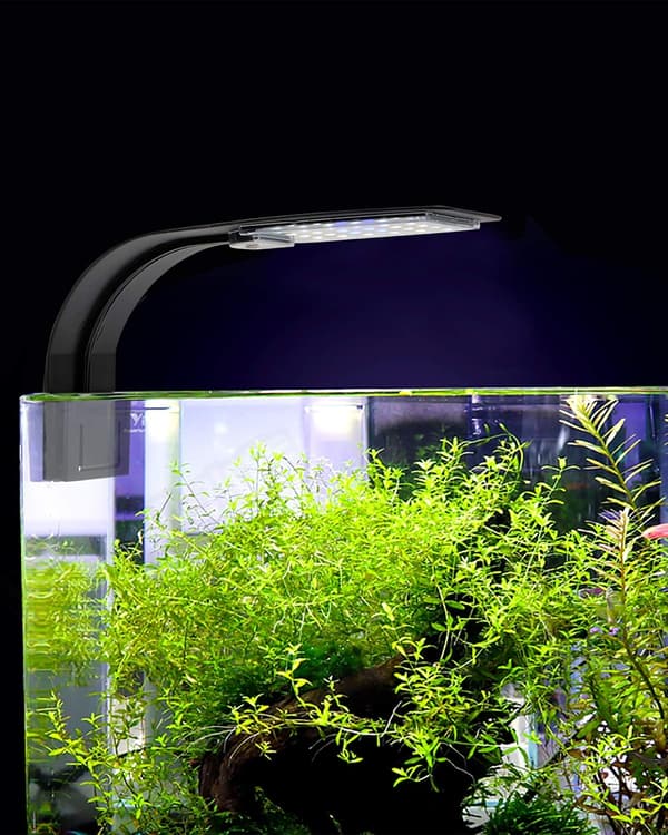 Ultratank LED-lys til små akvarier, Mini akvarieklemmelampe