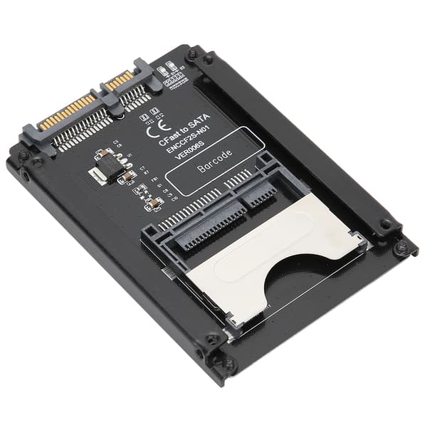 CFast-kortlæser, CFast til SATA-adapter med SATA3.0-interface til hurtig dataoverførsel, 2,5-tommers formfaktor kabinet med Plug and Play-understøttelse, Nej