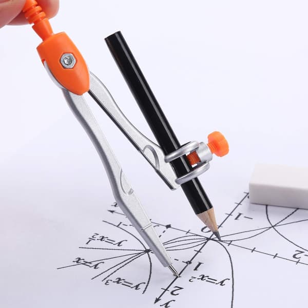 Matematikk Geometrisett 10 Elevutstyr med Uknuselig Oppbevaring