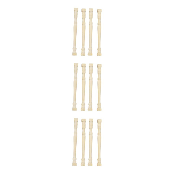 1/3/5 4x 1/12 skala balustradestolpe Handgjord för DIY-tillverkning 3Set