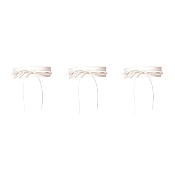 1/2/3/5 Dam Charm Midjeband Bred underbyst Cosplay Strechy rosett White Type C 3Set