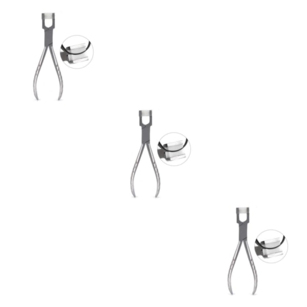 1/2/3/5 Glasögon Båg Tång Multi-Purpose för optiker YG1003 Approx. 15.5x5cm 3Set