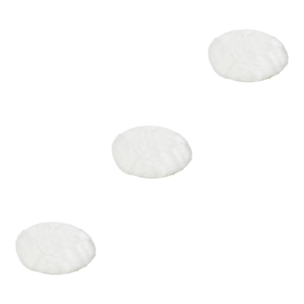 1/2/3/5 Plysch miniatyrmatta 1:12TH Dockhusleksak för white round round dia 18cm 3Set