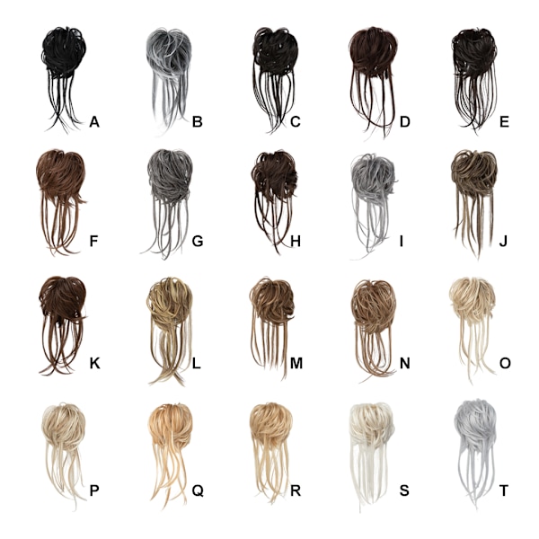 1/2/3/5 Fiber hästsvansbulle Multipurpose Frisyr Viktigt för 60 1Set