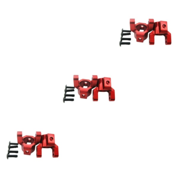 1/2/3/5 aluminium C-nav för AXIAL SCX10 högprecisionsaluminium red 3Set