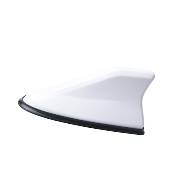 1/2 Shark Fin Antenn Universal Bil Dekorativ Vattentät Auto white 1Set