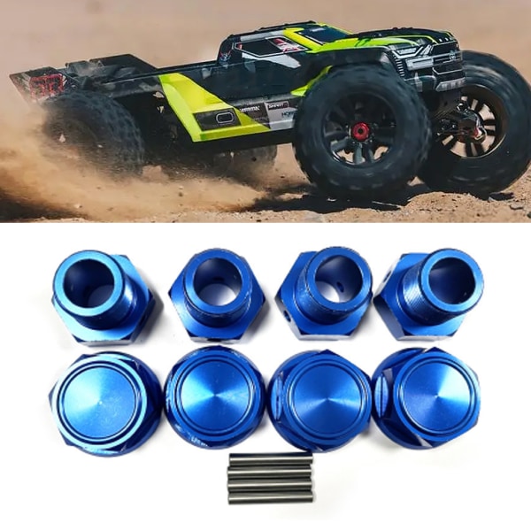 1/2/3/5 Hjulmutter Hjul 24mm För 1/5 RC ARRMA D2-S-ARA310929 blue 1Set