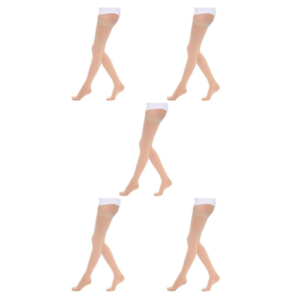 1/2/3 Trendiga och moderiktiga över knästrumpor för Toe wrapping - skin M 5Set