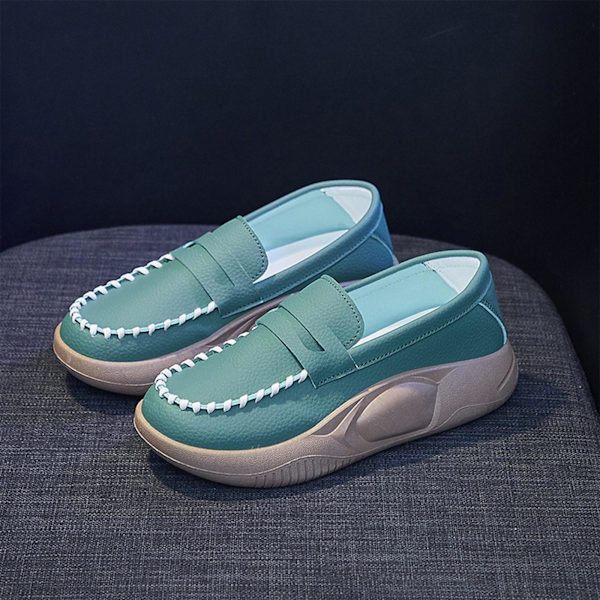 Casual Damskor Bekväma För Slip On Mjuk för Inomhus Green Size 38
