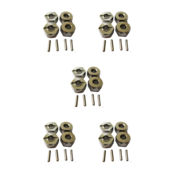 1/2/3/5 4MM hjulfäste för 1/14 LC larvband Hög precision 4MM titanium color 5Set