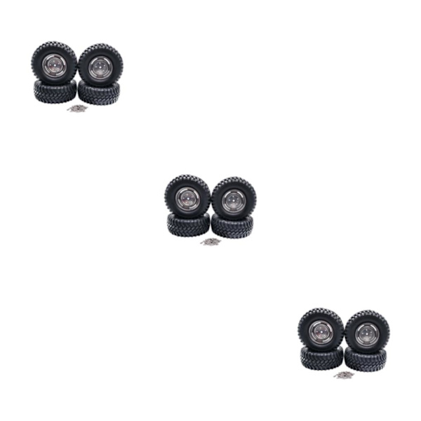 1/2/3/5 4-håls 100MM simuleringsdäck för ECX 1/12 Rc RGT136100 titanium 3Set