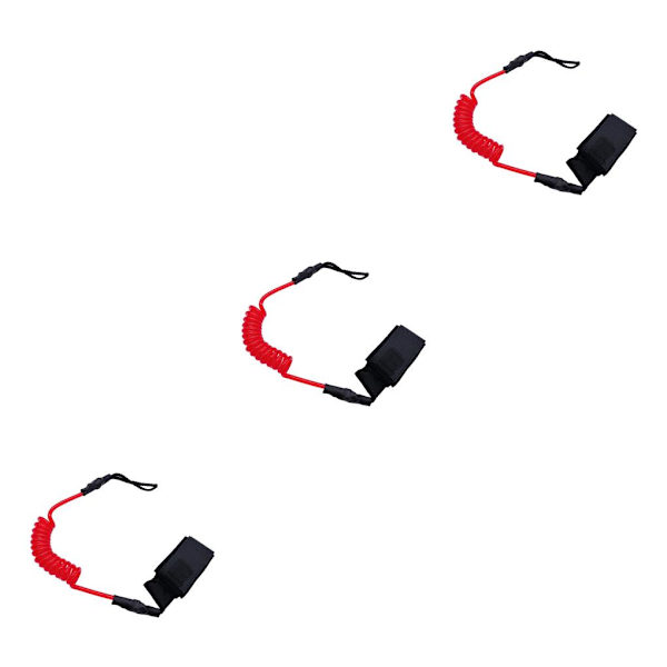 1/2/3/5 Raft Stretch Rep med Elastiskt koppel Pålitlig och Red 45cm 3PCS