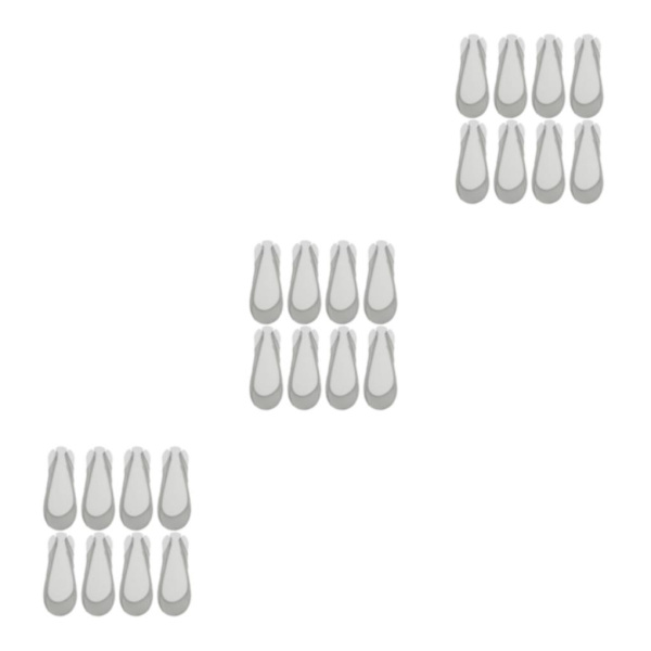 1/2/3/5 8-delad ventilerande och mysig fotboll i sockstil gray 3PCS