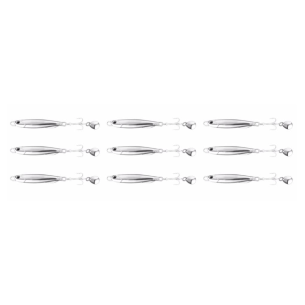 1/3 3x Silver Durable Vib lockar för långvarigt fiske 3Set