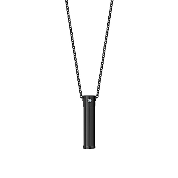 1/2/3 Urn Halsband Keepsake Bar Cylinder för fester Black 1.50x0.35 Inch 1Set