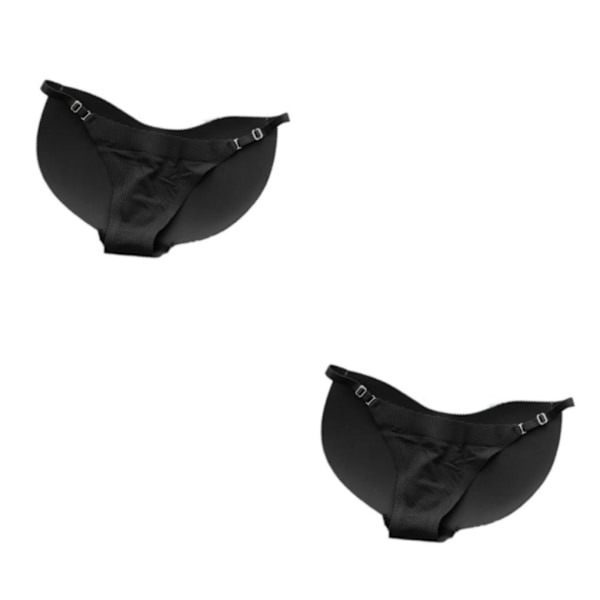 1/2 Kvinnor Full Body Fake Ass Padded Buttock Enhancer För Shaper Black L 2Set