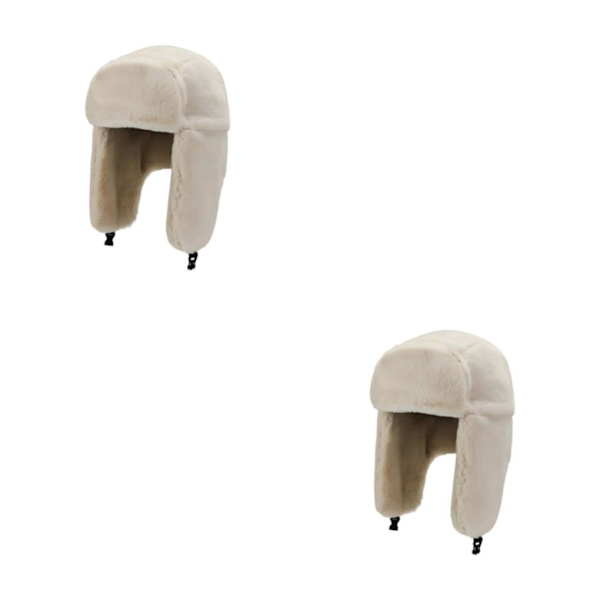 1/2 polyester skidhatt hållbarhet och utsökt hantverk vinter beige 2Set