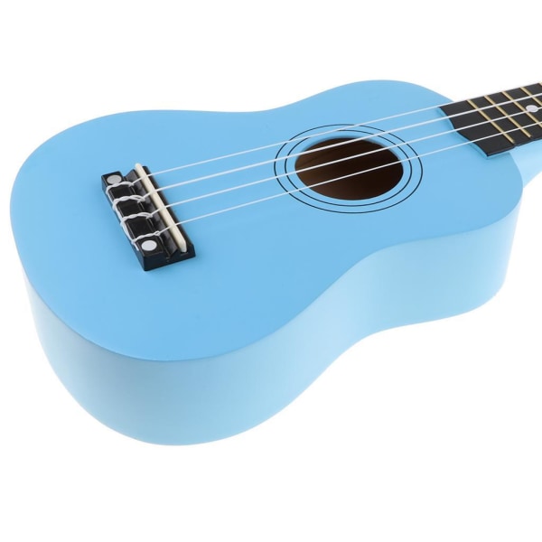 4 String Beginners Ukulele Hawaii Guitar Musical För Blue 21 Inch