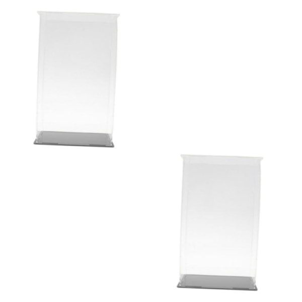 1/2/3 Akryl Display Box Case Modell Figur Display Dammtät Clear 13.5x11x23.5cm 2Set