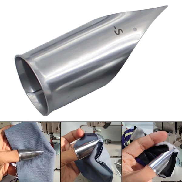 1/2/3/5 Lapel Machine Pocket Turning Tool Ståldräkt för hemmet S 18mm 18mm 20mm 1Set