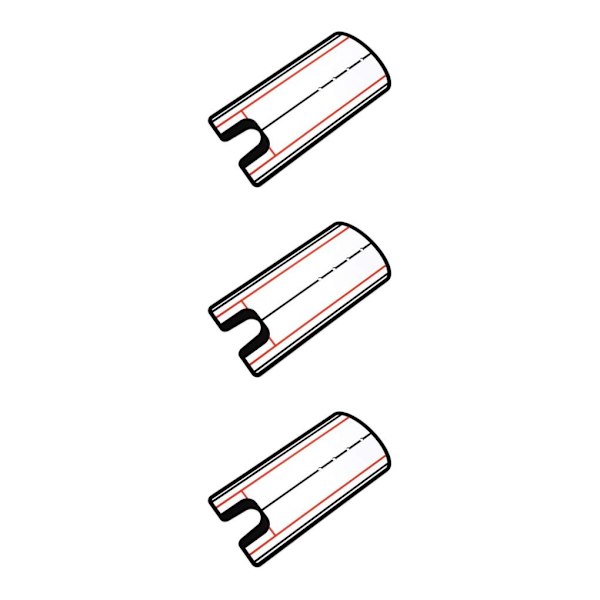 1/2/3 slitstark putsjusteringsspegel för precisionsputtning 3PCS