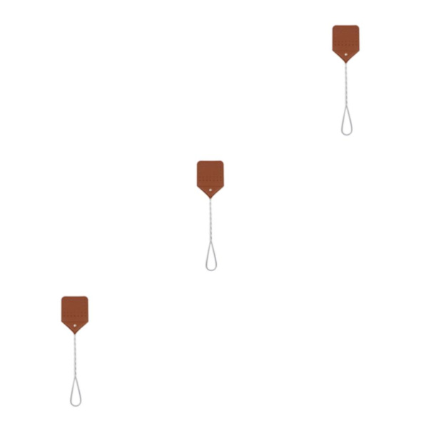 1/3/5 bärbar läderbuggsmättare för effektivt förebyggande brown 3PCS