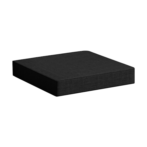 Trädgård Sittdynor Kudde För Memory Foam Base Chair Vattentät Black 40x40x5cm