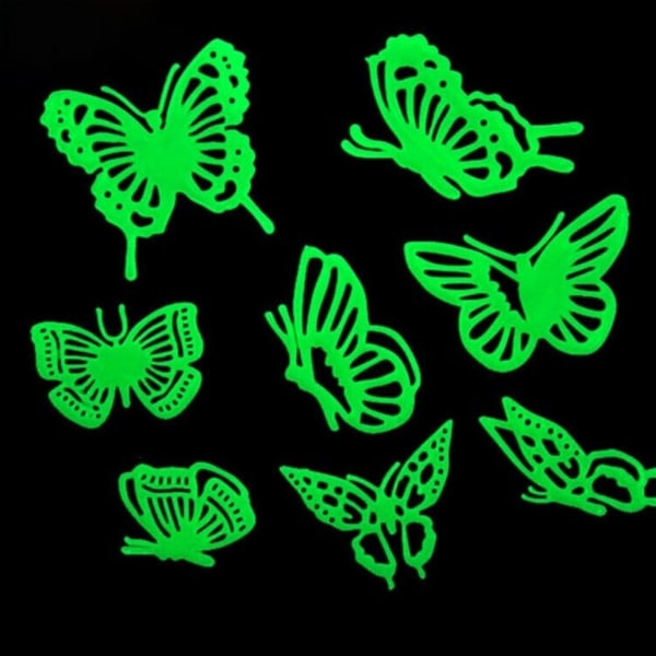 1/2/3 självlysande värmeöverföringsglöd i mörkt järn på HTV DIY Crafts Green 1Set