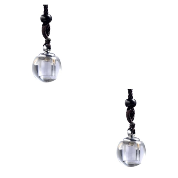 1/2/3/5 Memorial Pendant Halsband Parfymflaska för Ashes spherical 2Set