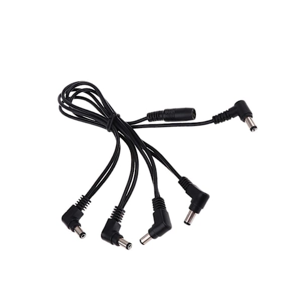 1/2/5 Elgitarr Effektpedaler Adapter 9V 1A Power 5 Way 1Set