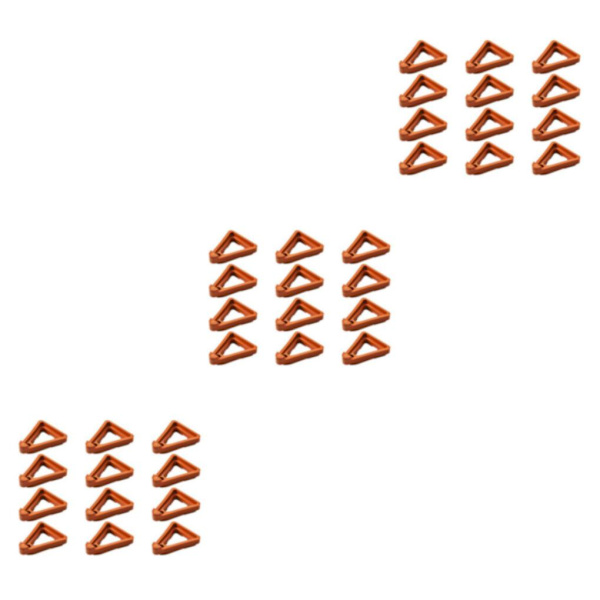 1/2/3/5 12 stycken Lätt och bärbar pottålösning för Small brick red 3Set