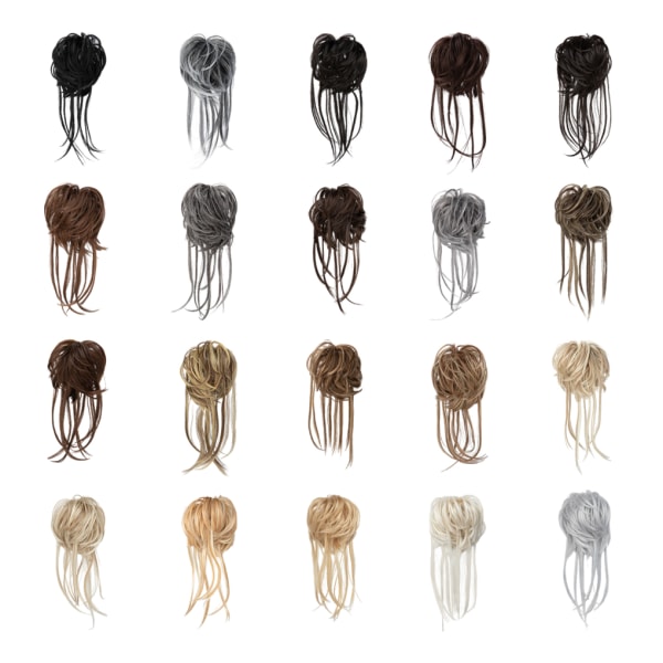 1/2/3/5 Fiber hästsvansbulle Multipurpose Frisyr Viktigt för 6h24b 1Set