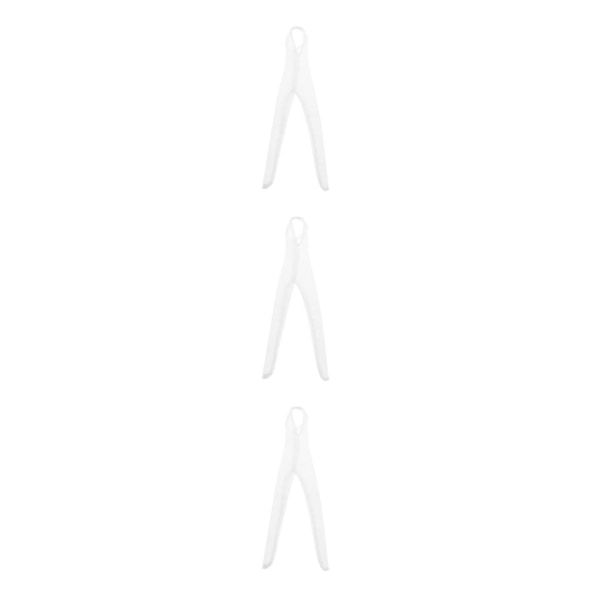 1/2/3 1:12 Jumpsuit Kläder för kvinnor för HT Action Figure Kläder White 13.6cm 3Set