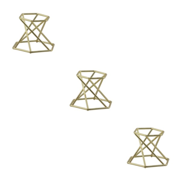 1/2/3/5 glasobjektiv med kulstativ för mineralprov Hexagon Gold 3Set
