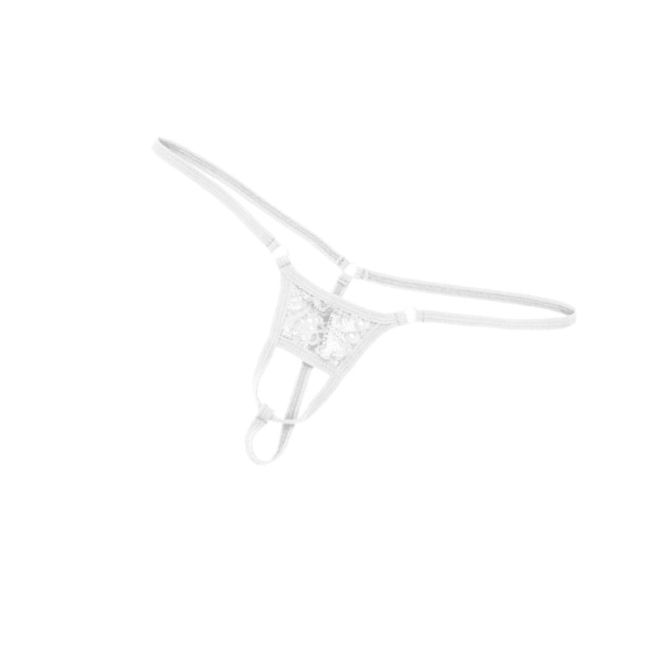 1/2/3/5 Herr med öppen front andas underkläder påse Brief String White 5Set