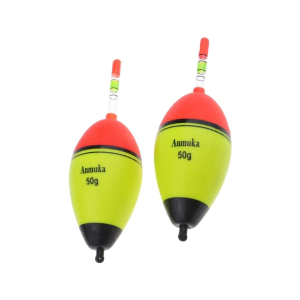 1/2/3/5 2st Luminous Fishing Float Vertikal Rock Fishing Booy 50g 5Set