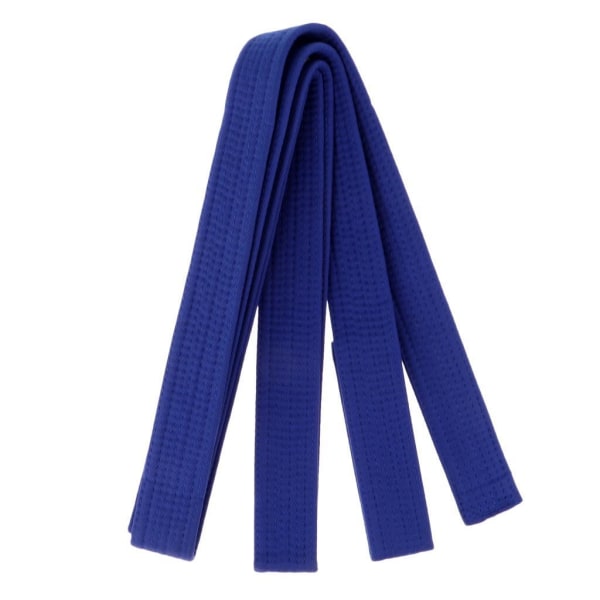 1/2 Taekwondo bälte Karate Martial Arts Aikido dubbelt omlottbälte Blue 280x3.85 cm 2Set