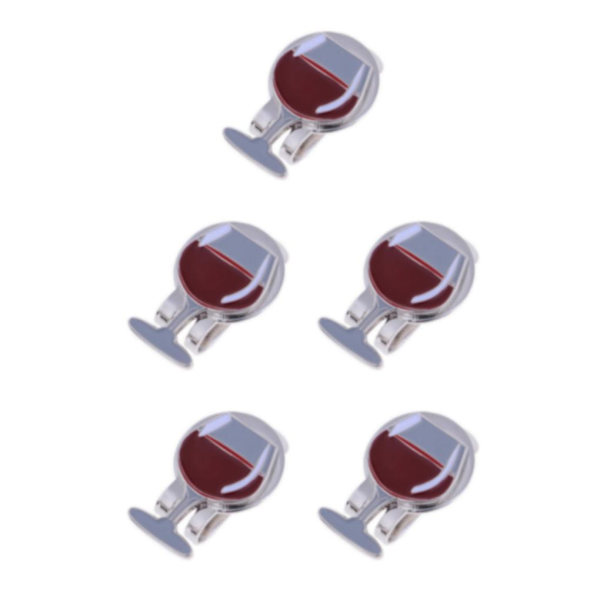 1/2/3/5 Alloy För Golf Magnetic Hat Clip med Ball Marker 5Set