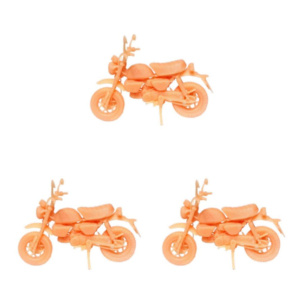 1/3/5 1:64 Motorcykelmodell Miniatyrmotorcykel för layout 3Set