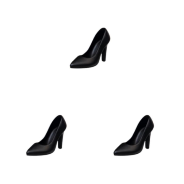 1/2/3/5 1/6 Dammode högklackat skor Pump för 12 tum 3PCS