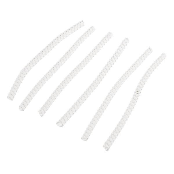 1/2/5 6 delar Ringstorleksjustering för lösa ringar Smyckesskydd Clear 6 Pcs 5mm D 2Set
