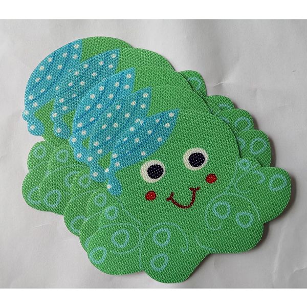 1/2/3/5 5st Badkar Non För Slip Safety Treads Sticker Octopus 140X140mm 1Set