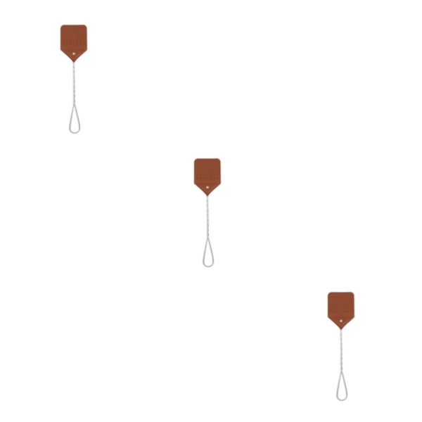 1/3/5 bärbar läderbuggsmättare för effektivt förebyggande brown 3PCS