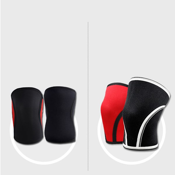 Knäärmar Tyngdlyftning - halkfritt och stötdämpande stöd för Model B all red L