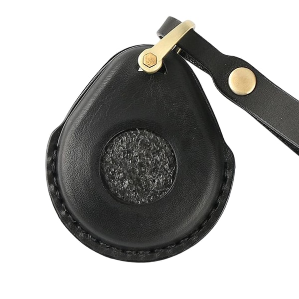 1/2/3/5 cover PU-läder Söt passform för motorcykelpojkvän Black 1Set