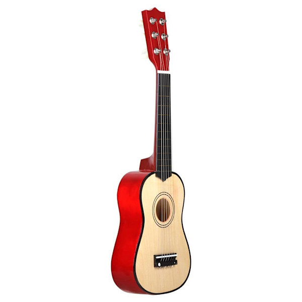 Mini 21 tum 6 strängar akustisk gitarr Musikinstrument present Wood 21 inch