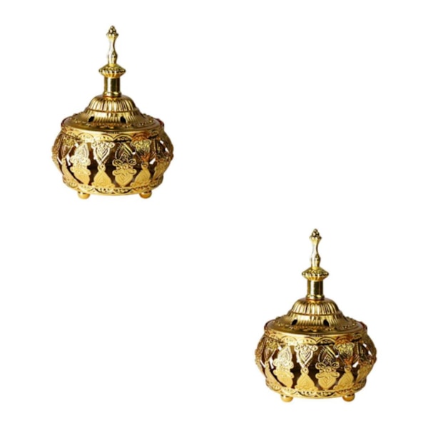 1/2/3 Golden Incense Burner Doftspridare Yoga Studio Type C 2Set