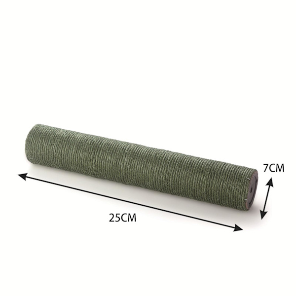 1/2/3 1Pack Skrapstolpe Refill Pole Grinding Claw Skydda kat Green H 25cm Dia 7cm 1Set