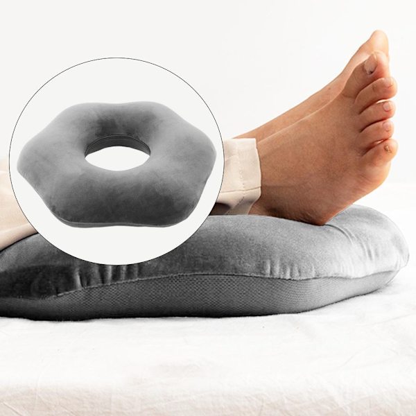 Donut Kudde Kudde Andas Graviditet Stol Kudde Grey 42x37x9.5cm